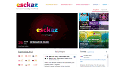 Desktop Screenshot of esckaz.com